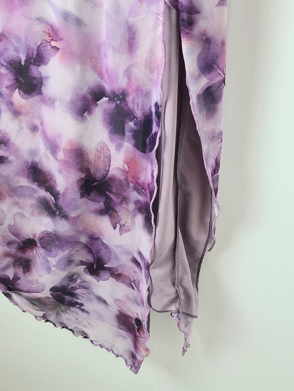 Urban Outfitters Samara Violet Mesh Strapless Dress - Picture 7 of 10